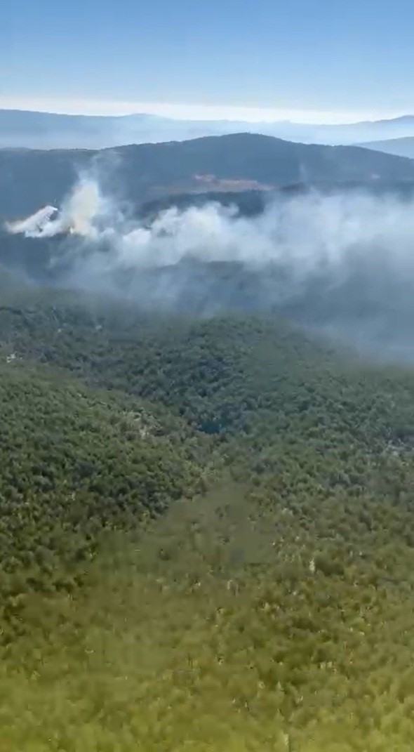 Eskişehir&rsquo;deki yangına 2&rsquo;nci g&uuml;n&uuml;nde m&uuml;dahale devam ediyor
