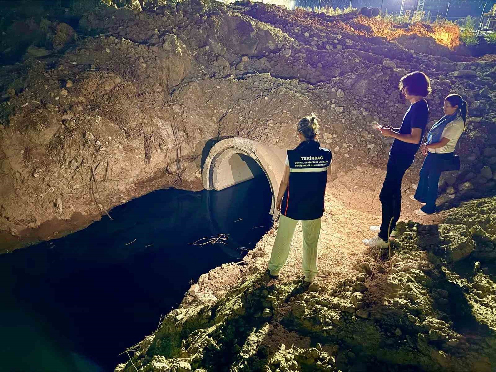 Tekirdağ’da ağır koku ihbarlarına jet denetim