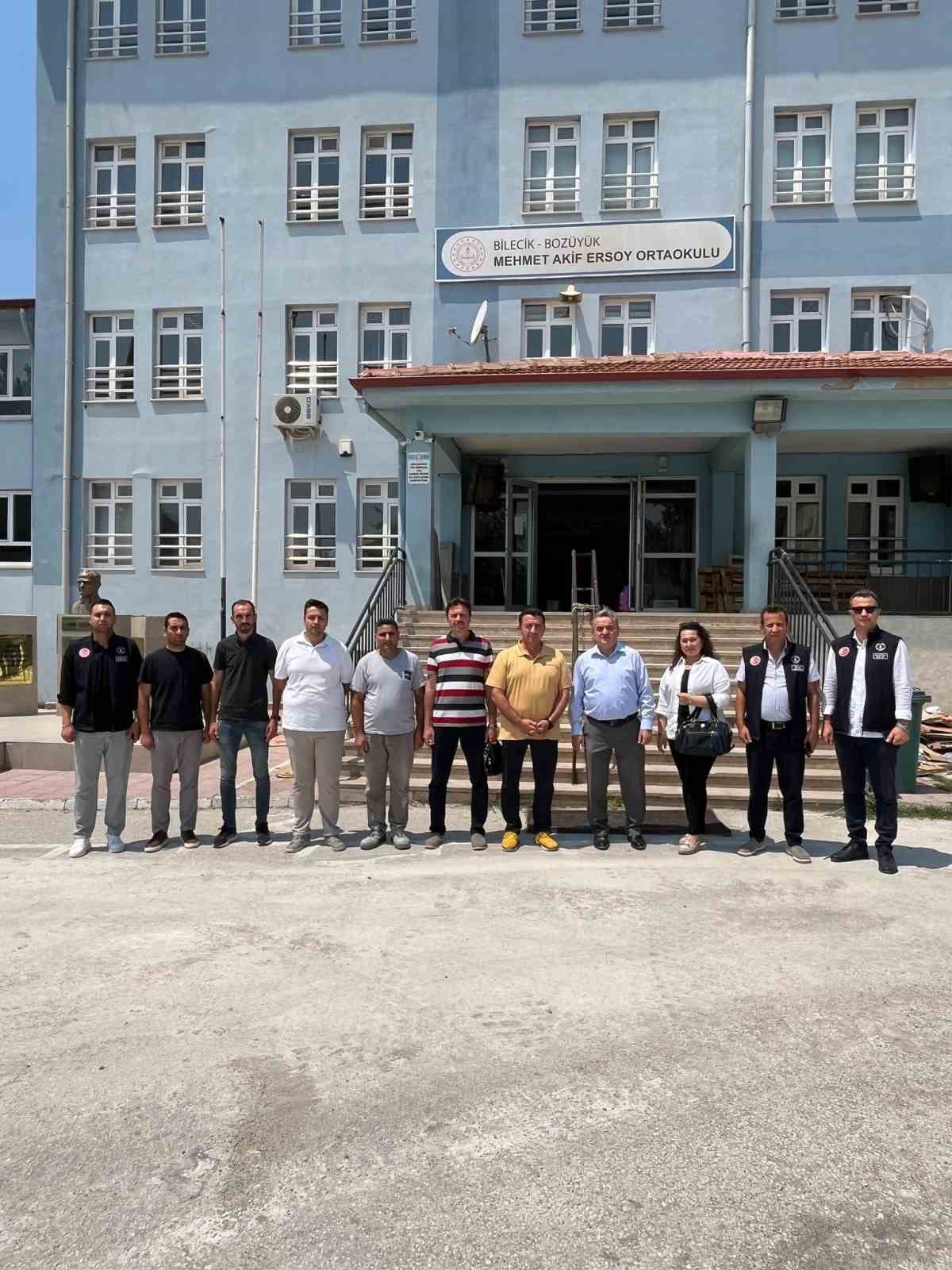 Bozüyük’te okul onarımlarına sıkı denetim