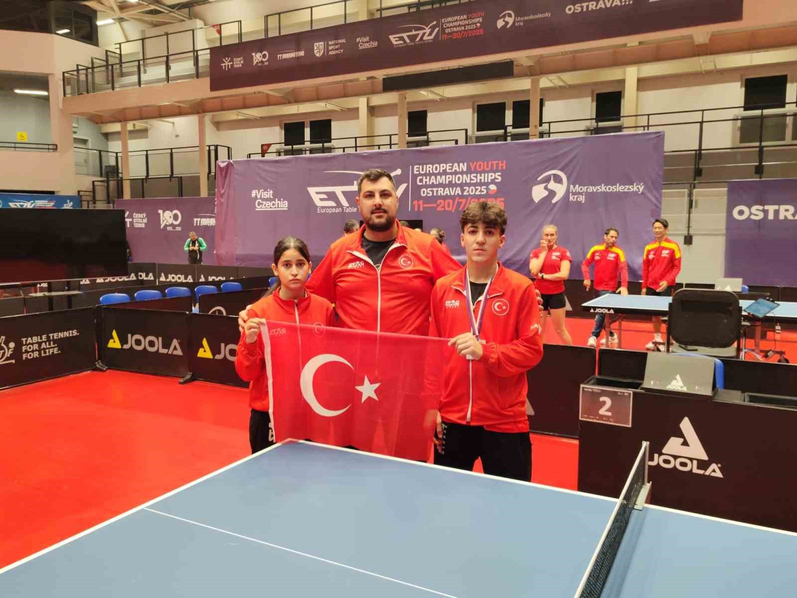 Kocasinan’ın milli sporcusu Kenan Eren Kahraman, Avrupa ikincisi oldu