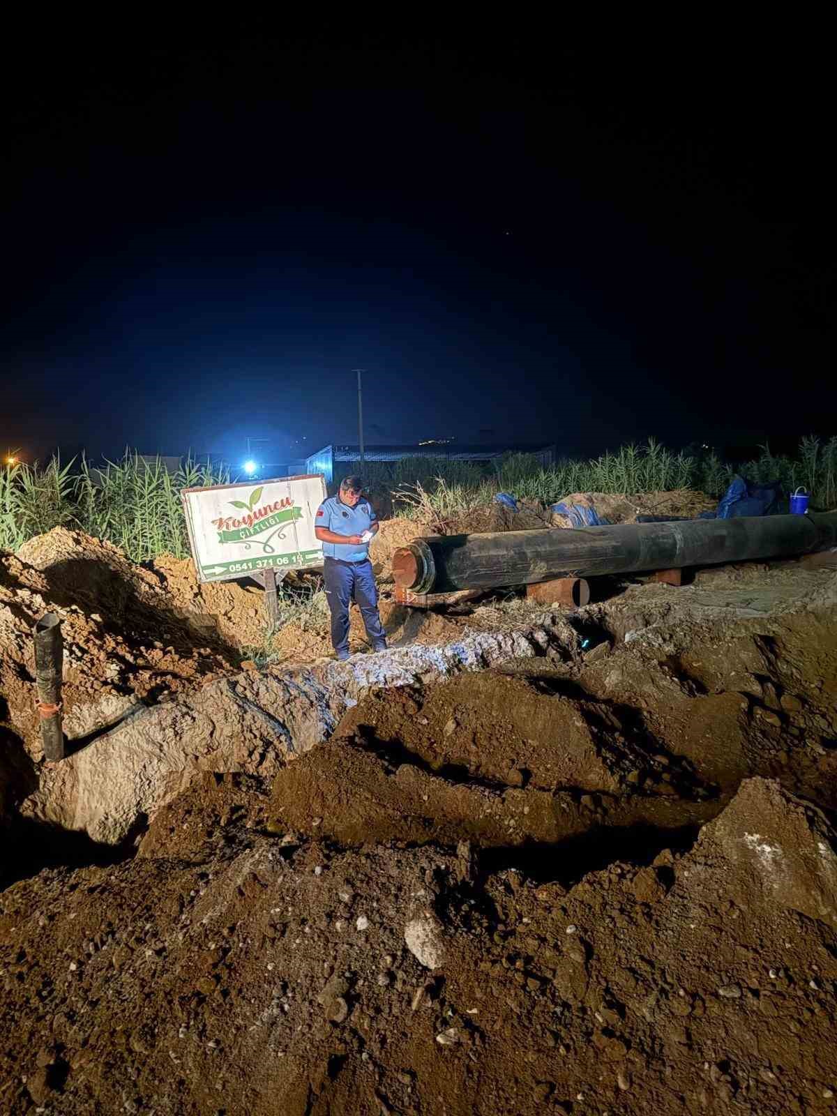 Germencik Belediyesi’nden izinsiz kazı operasyonu