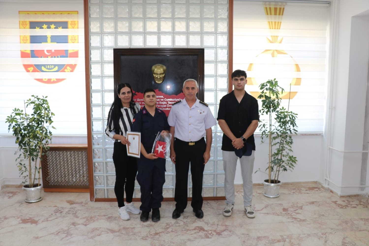 Engelli vatandaşın askerlik hayali ger&ccedil;ek oldu
