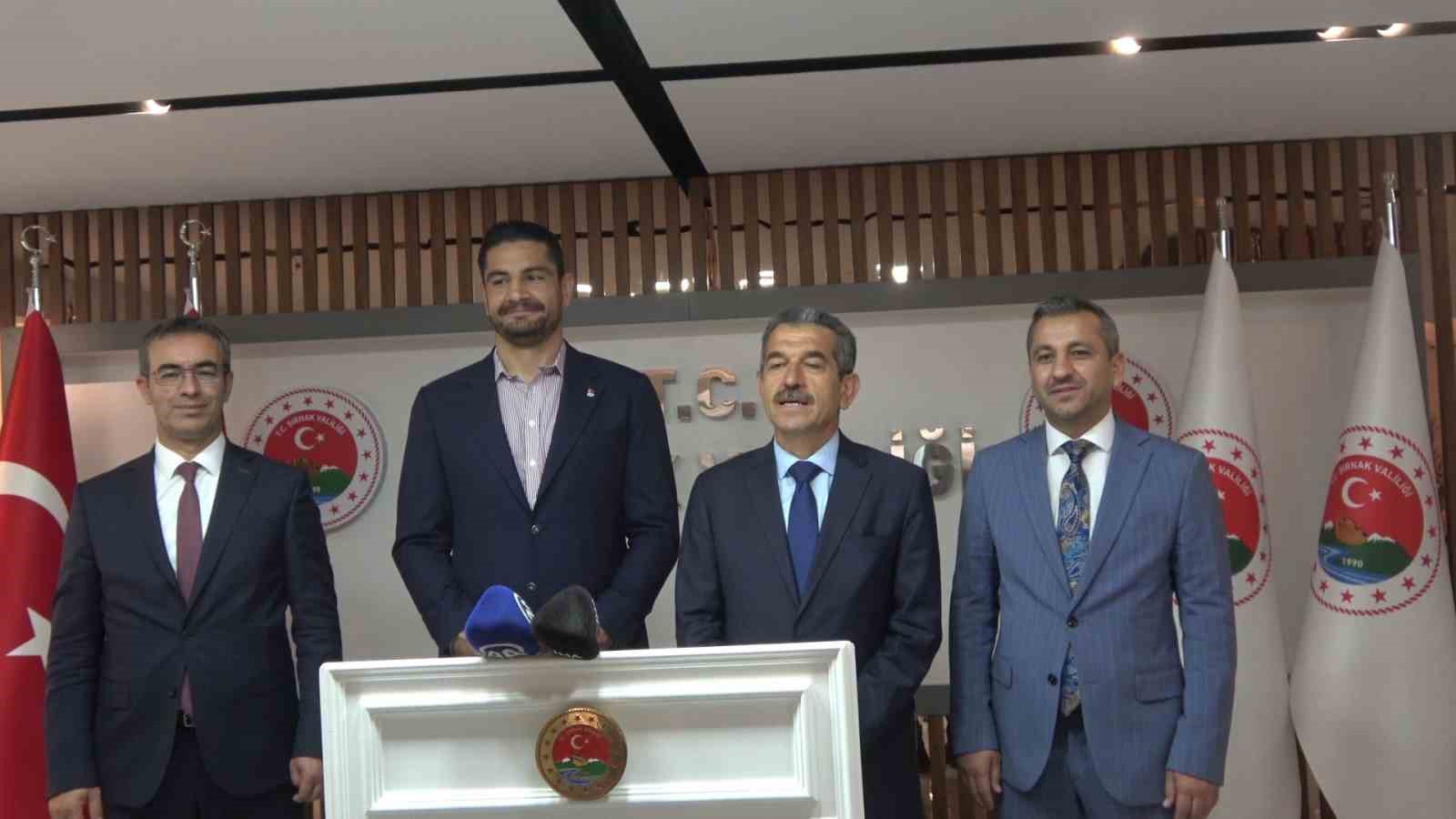 Taha Akgül: "Şırnak’ta güreş turnuvası düzenlemek istiyoruz"