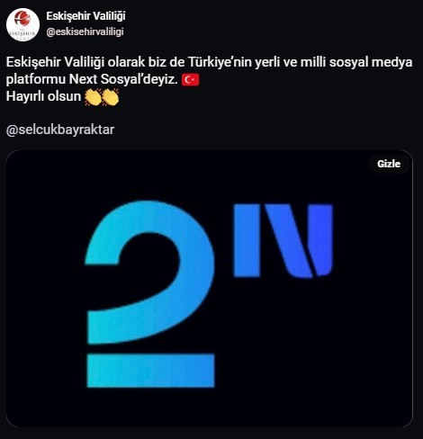 Eskişehir Valiliği, NEXT Sosyal&rsquo;i ilk kullanan valiliklerden biri oldu
