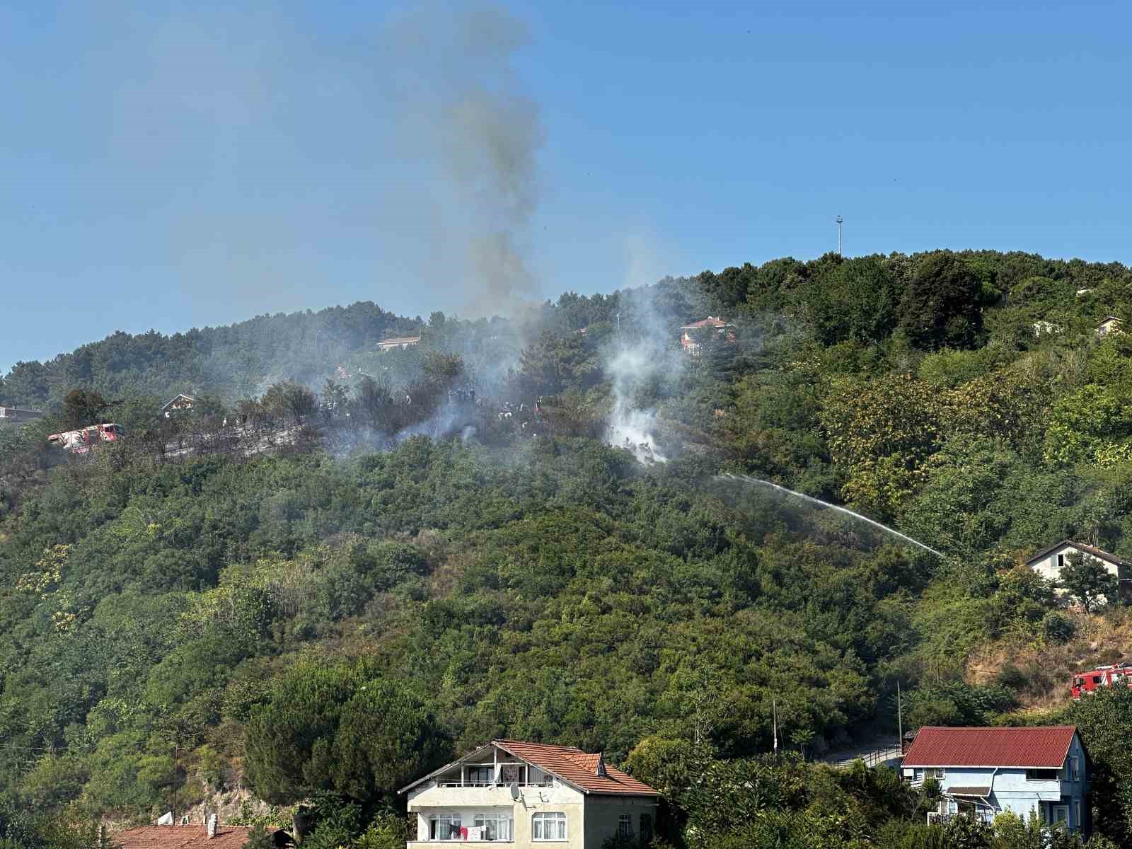 Beykoz&rsquo;da bulunan ormanlık alanda yangın &ccedil;ıktı. Olay yerine &ccedil;ok sayıda itfaiye ekibi sevk edildi.
