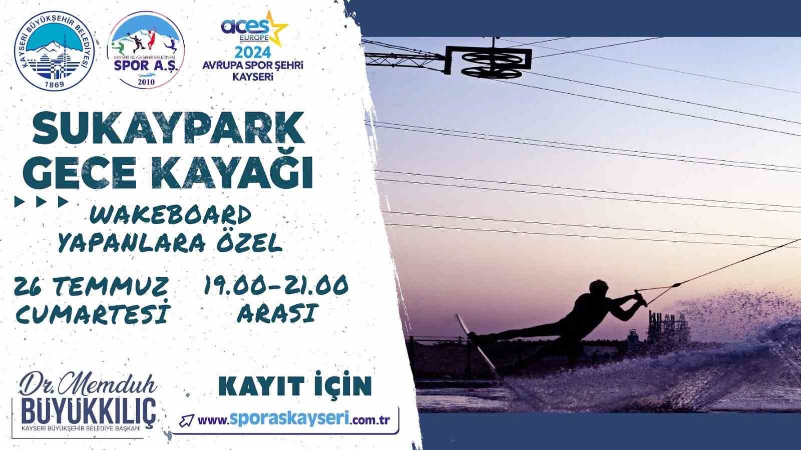 Spor A.Ş.’den yaz gecelerine renk katacak spor etkinliği: ‘SUKAY’da gece kayağı’