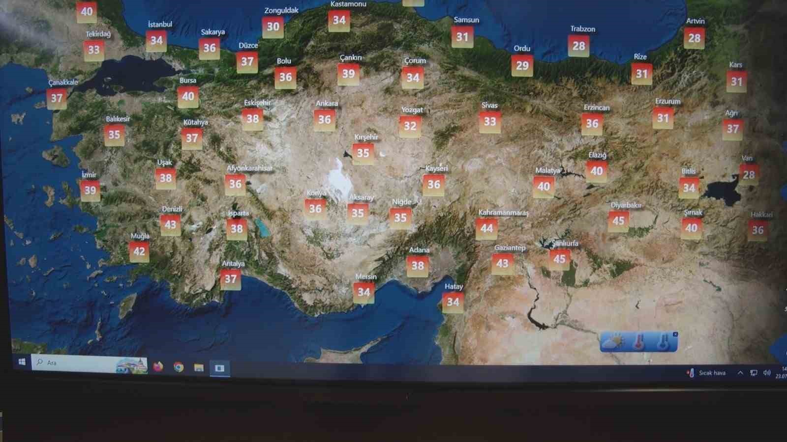Meteoroloji Genel Müdürlüğü’nden sıcak hava uyarısı