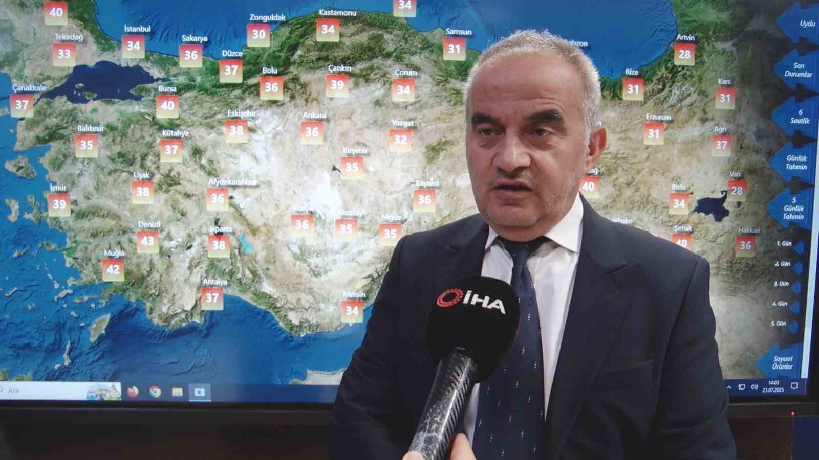 Meteoroloji Genel M&uuml;d&uuml;rl&uuml;ğ&uuml;&rsquo;nden sıcak hava uyarısı
