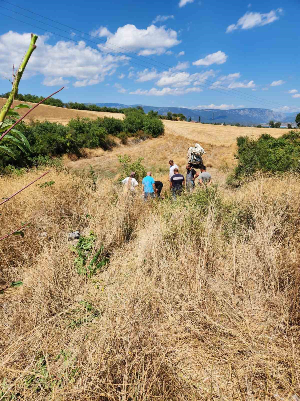 Samsun&rsquo;da beton pompa aracı şarampole u&ccedil;tu: 1 &ouml;l&uuml;, 1 yaralı
