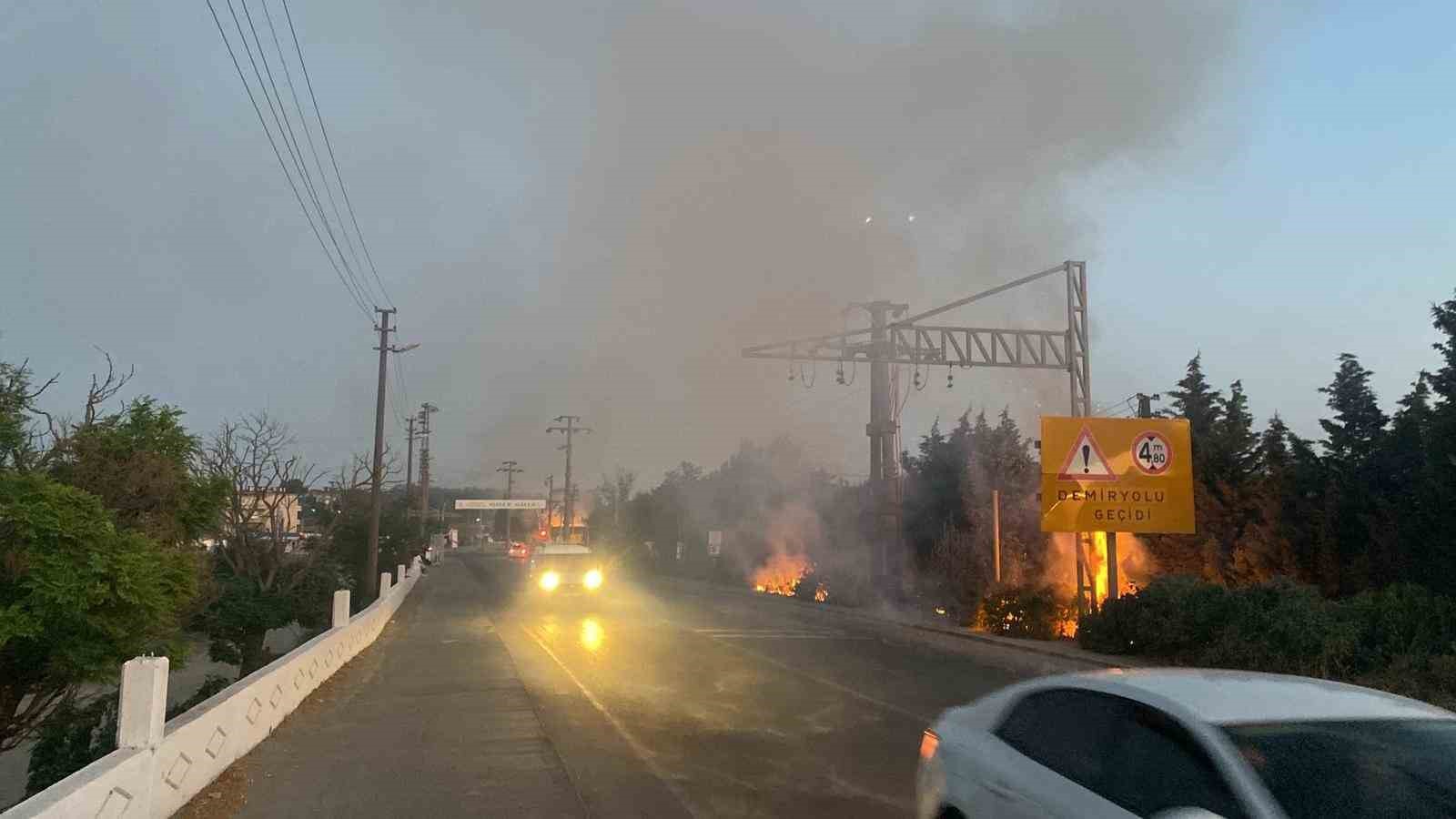 Tekirdağ’da korkutan yangın