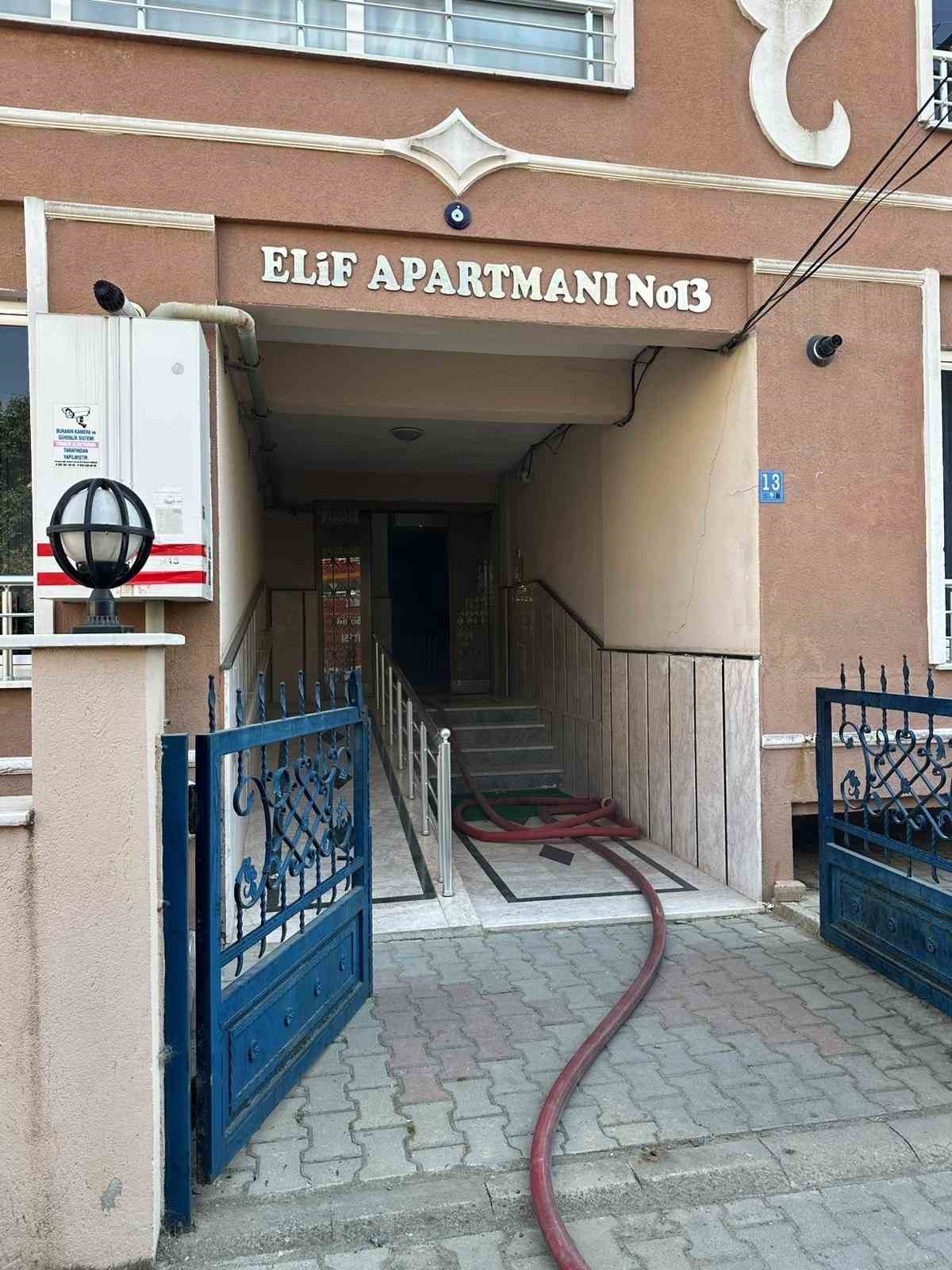 Tekirdağ&rsquo;da ev yangını
