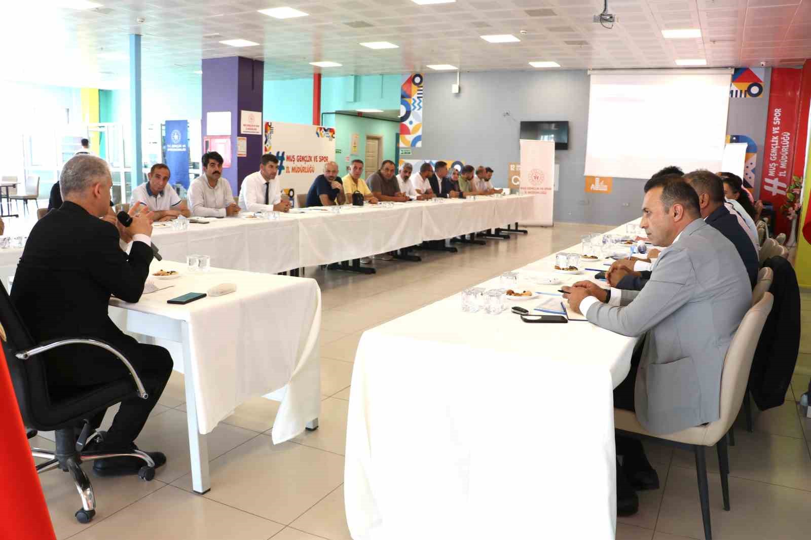 Muş Gençlik ve Spor İl Müdürü Kılıç: "Gençliğimiz için her tesisi en verimli şekilde kullanacağız"