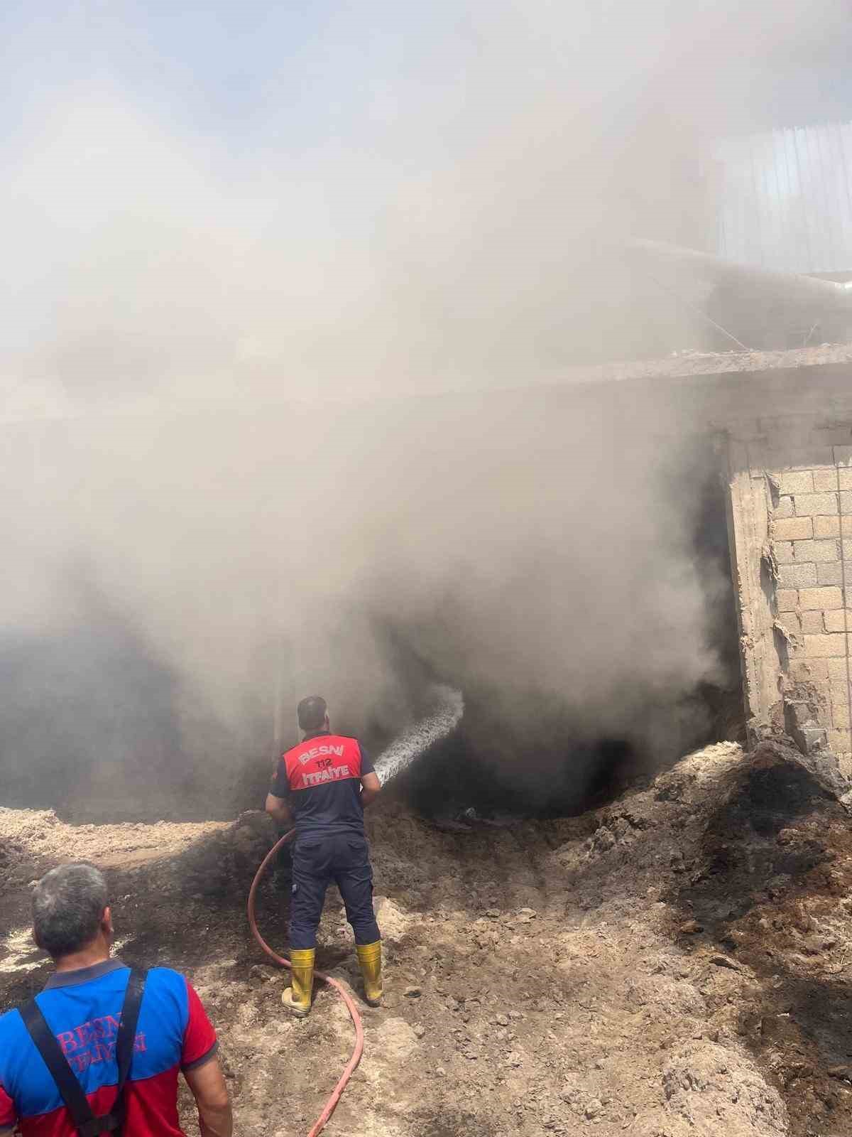 Adıyaman’da çırçır fabrikasında korkutan yangın