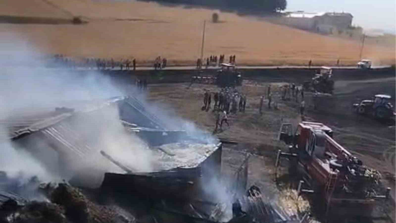 &Ccedil;ankırı&rsquo;da tarlada &ccedil;ıkan yangın b&uuml;y&uuml;meden s&ouml;nd&uuml;r&uuml;ld&uuml;
