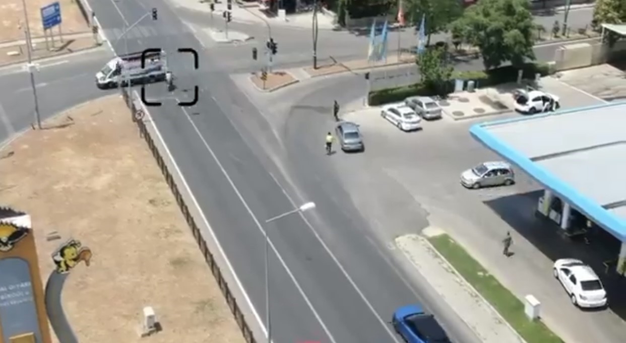Bing&ouml;l&rsquo;de dron destekli trafik denetiminde plakasız motosiklete ceza
