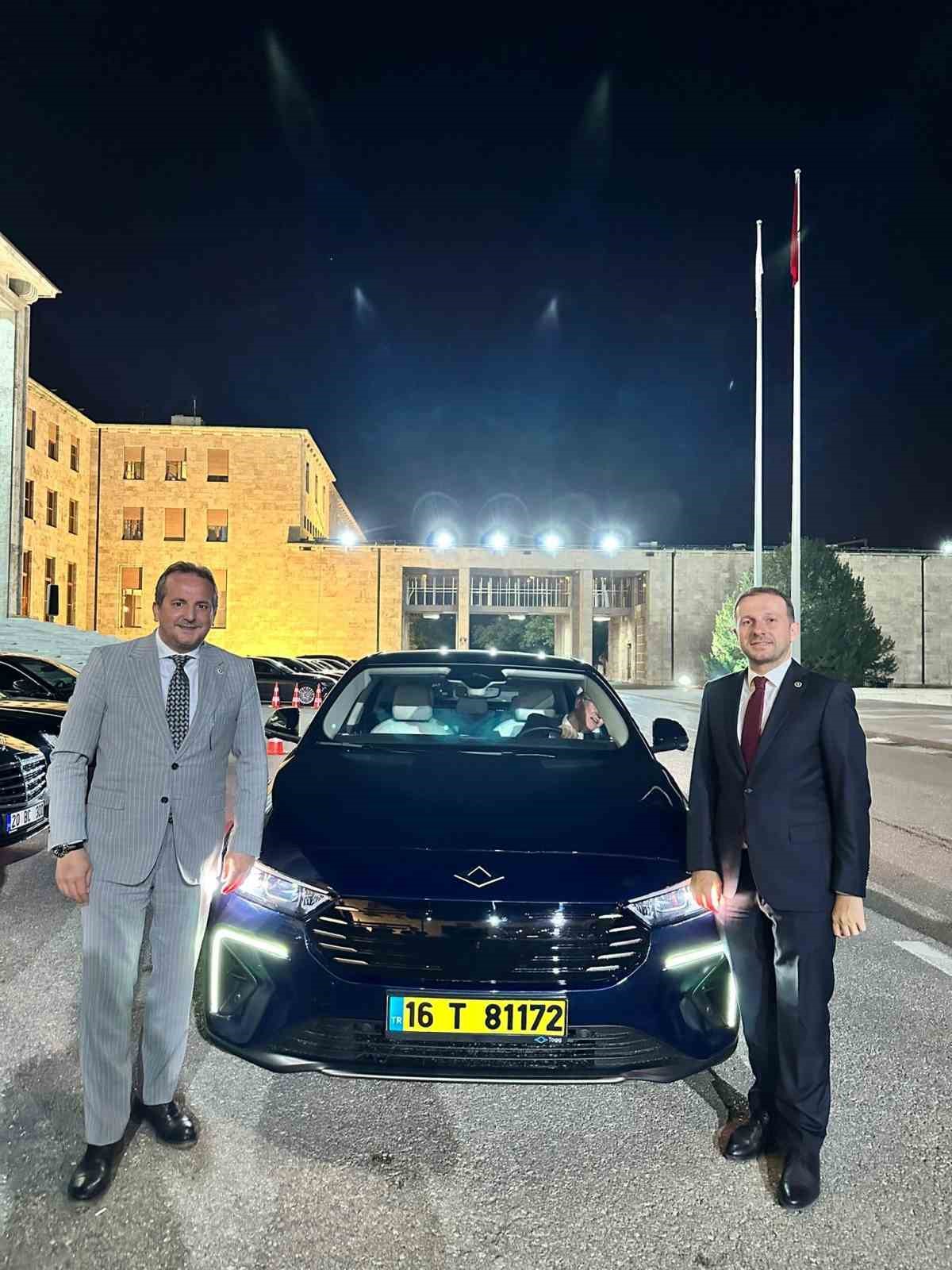 Türkiye’nin yerli ve milli otomobili T10F TBMM’de sergilendi