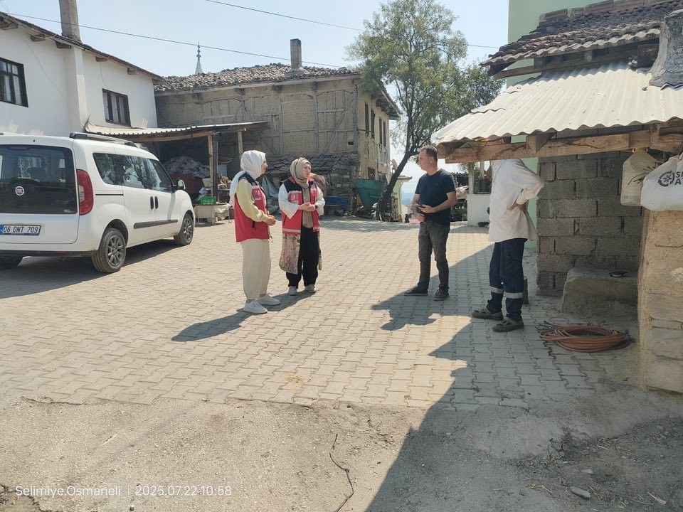 Yangın bölgesine psikososyal destek eli