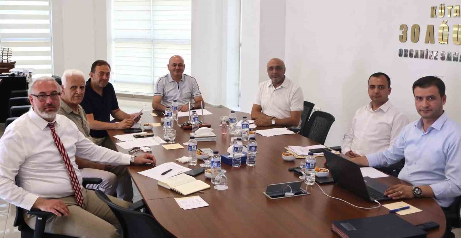 Kütahya 30 Ağustos OSB Yönetim Kurulu Toplantısı gerçekleştirildi