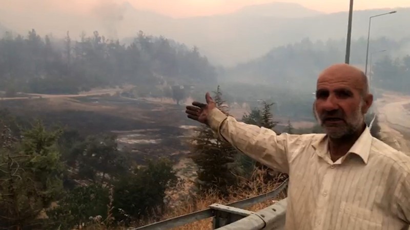 Bilecik’te alevler yeniden yükseldi, zeytinliği yanan köylü o anları anlattı