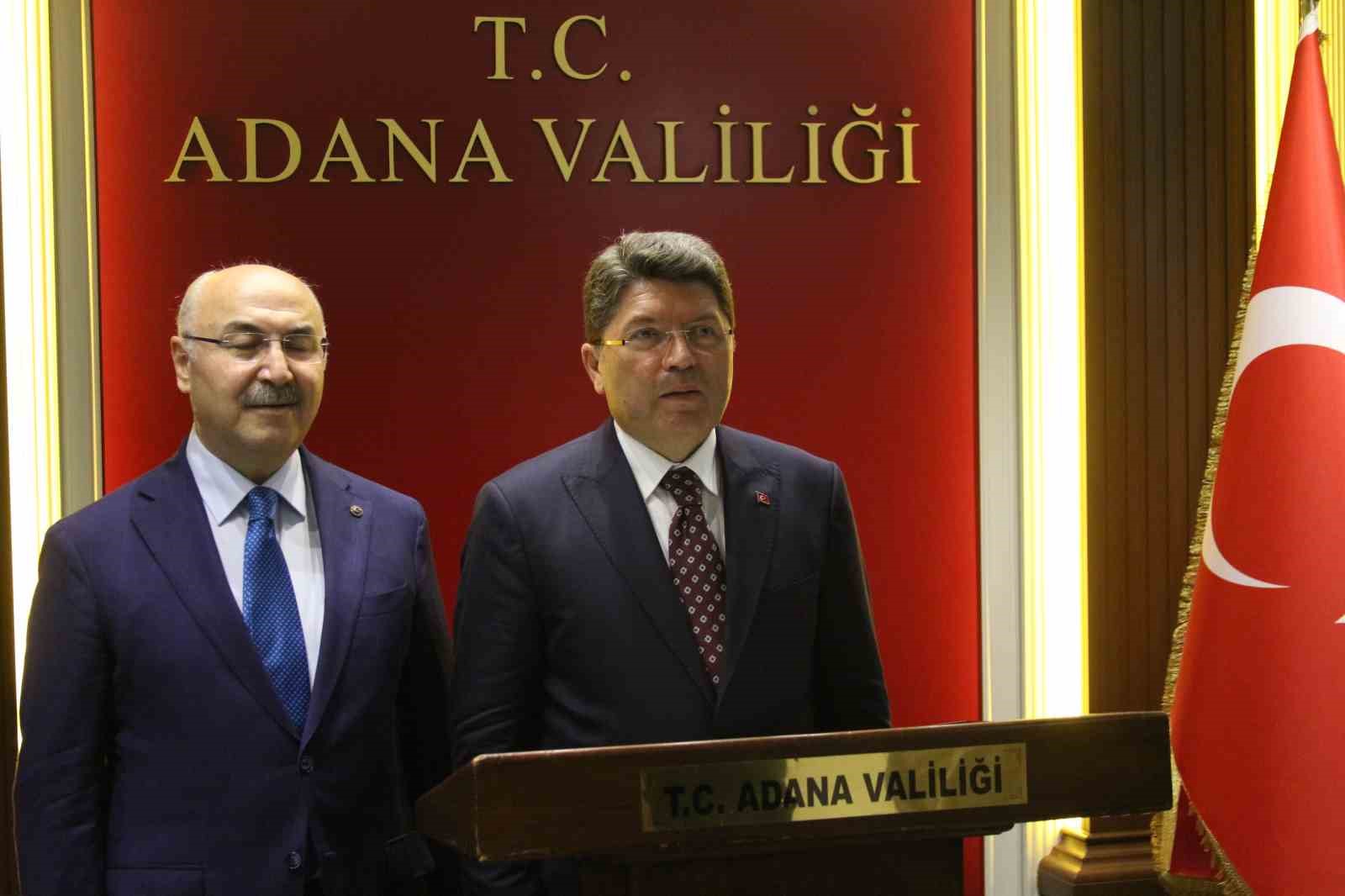 Adalet Bakanı Tunç: "Adana’ya hakim evi kazandırabiliriz"