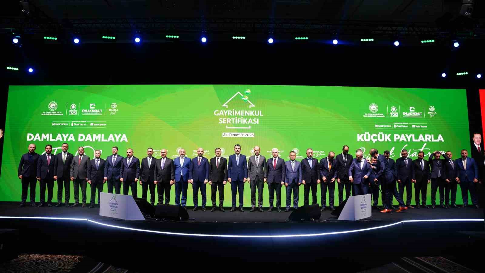 Konutta Gayrimenkul Sertifikası d&ouml;nemi: Bakan Kurum, projenin detaylarını anlattı
