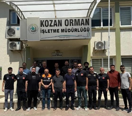 Eskişehir’deki şehitler için Kozan’daki ormancılara taziye ziyareti