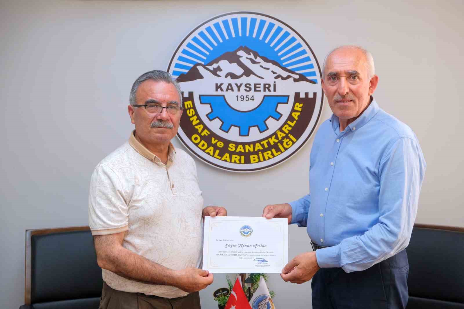 KESOB&rsquo;da Bilirkişilik Temel Eğitimi Sertifika Takdim T&ouml;reni d&uuml;zenlendi
