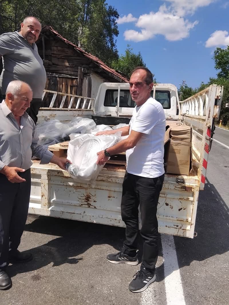 İskilip&rsquo;te 44 k&ouml;ye yangın hortumu desteği
