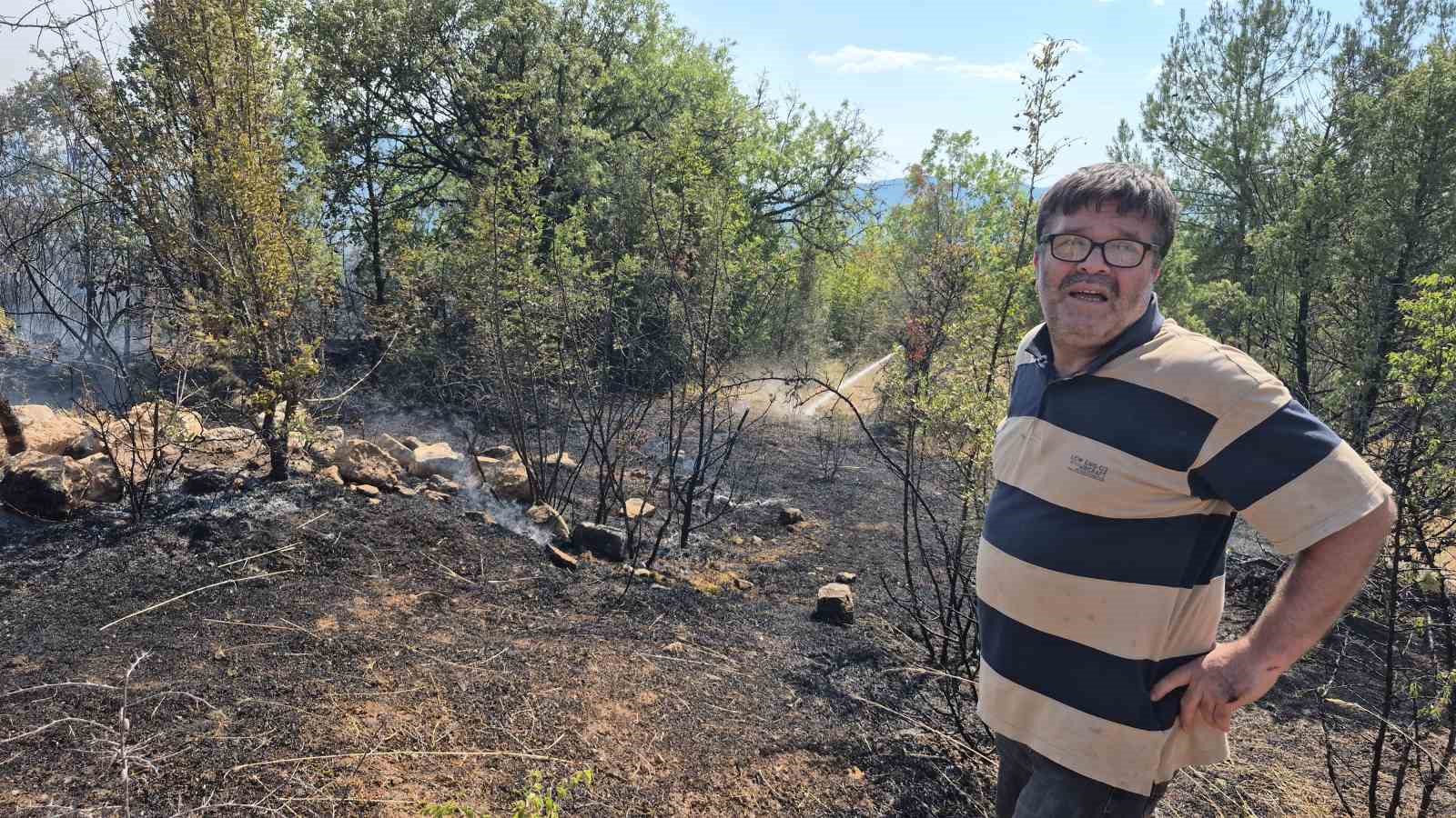Karab&uuml;k&rsquo;teki orman yangınlarını s&ouml;nd&uuml;rme &ccedil;alışmaları aralıksız s&uuml;r&uuml;yor

