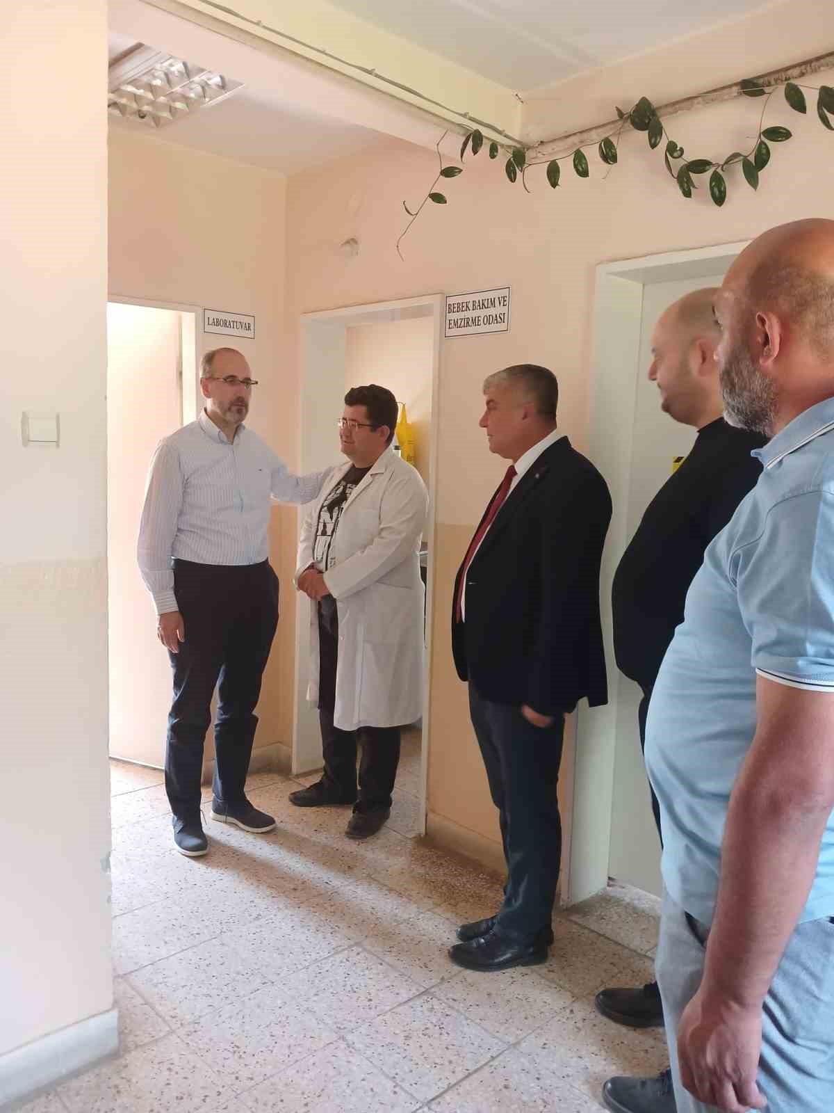 İl Sağlık Müdürü Öztürk, Çayırbağ’ı ziyaret etti