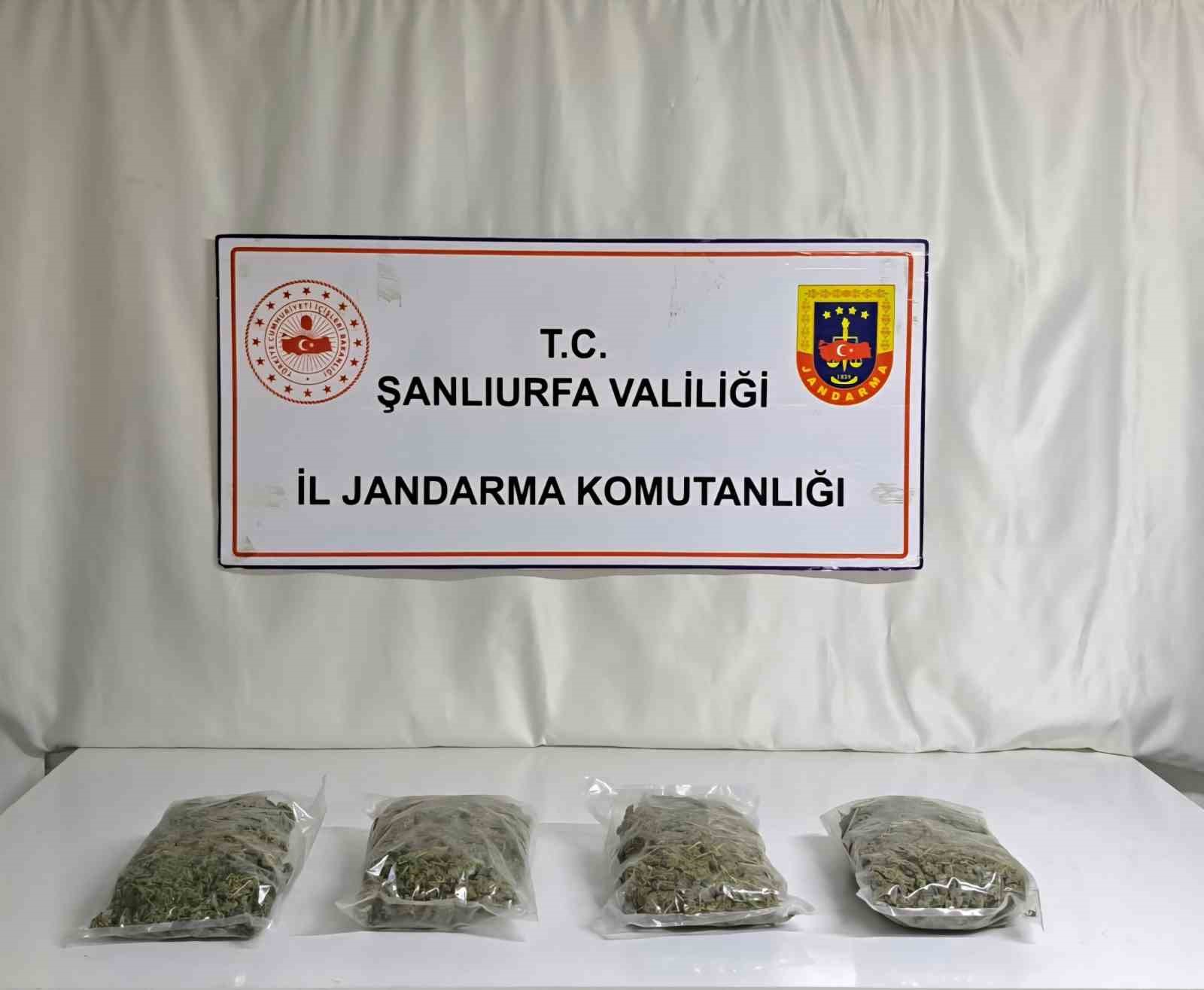 Şanlıurfa’da 6 kilo 260 gram uyuşturucu ele geçirildi