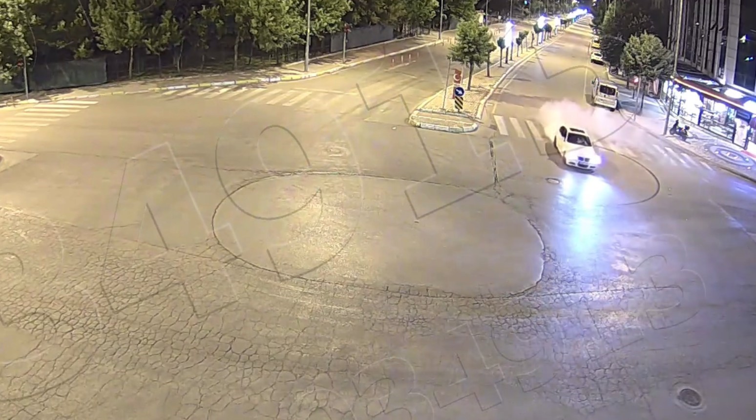 Drift yapan sürücü KGYS kameralarından kaçamadı