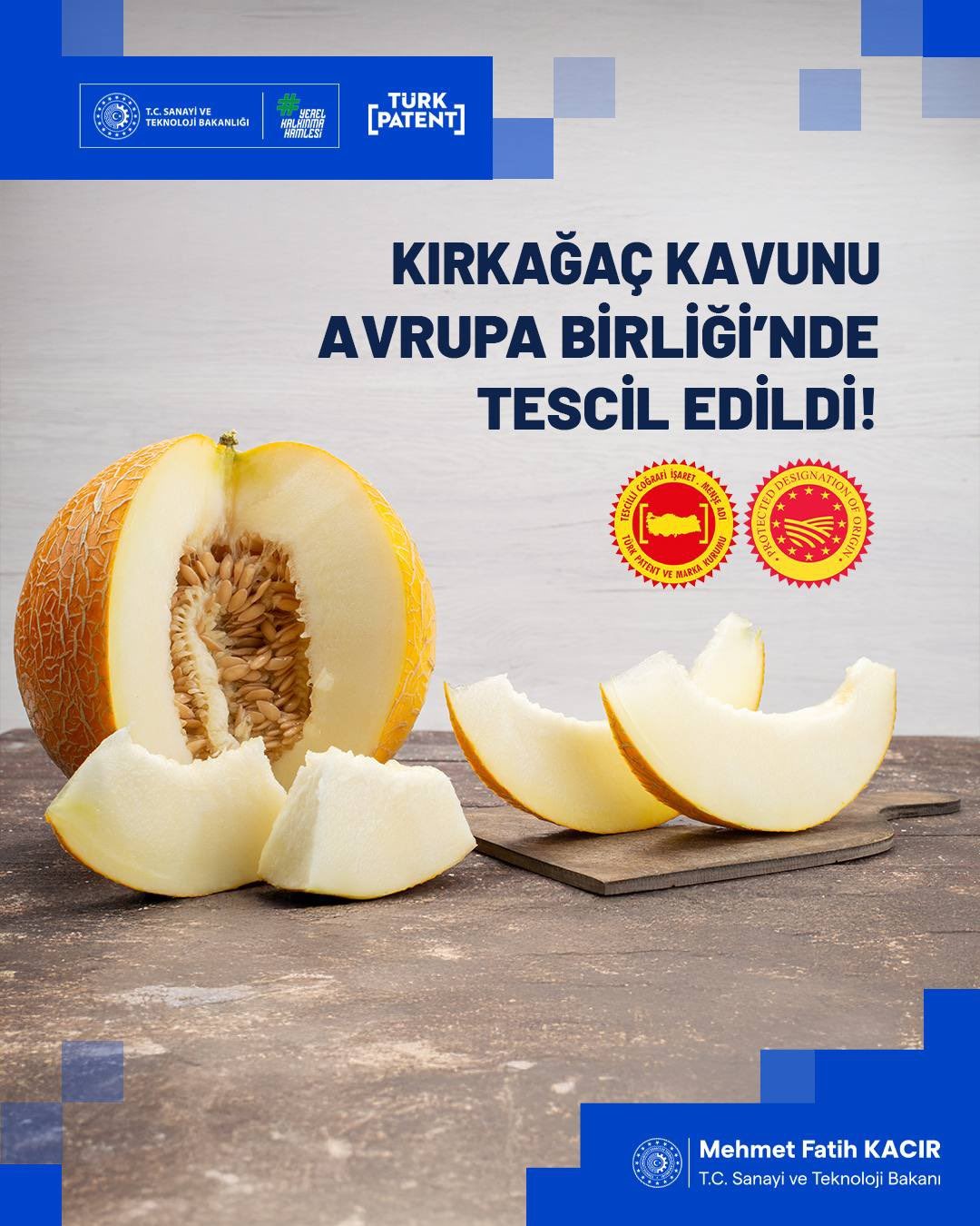 Mut zeytinyağı ve Kırkağaç kavununa AB’den coğrafi işaret tescili