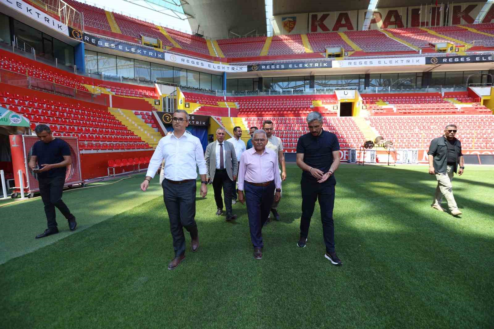 Başkan Büyükkılıç: "RHG Enertürk Enerji Stadyumu, 2025-2026 sezonuna hazır"