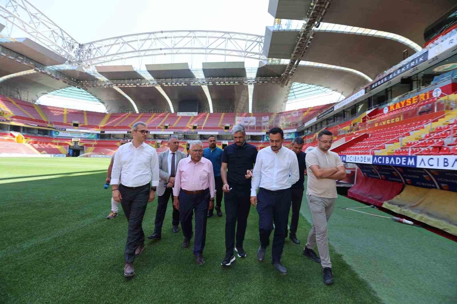 Başkan Büyükkılıç: "RHG Enertürk Enerji Stadyumu, 2025-2026 sezonuna hazır"
