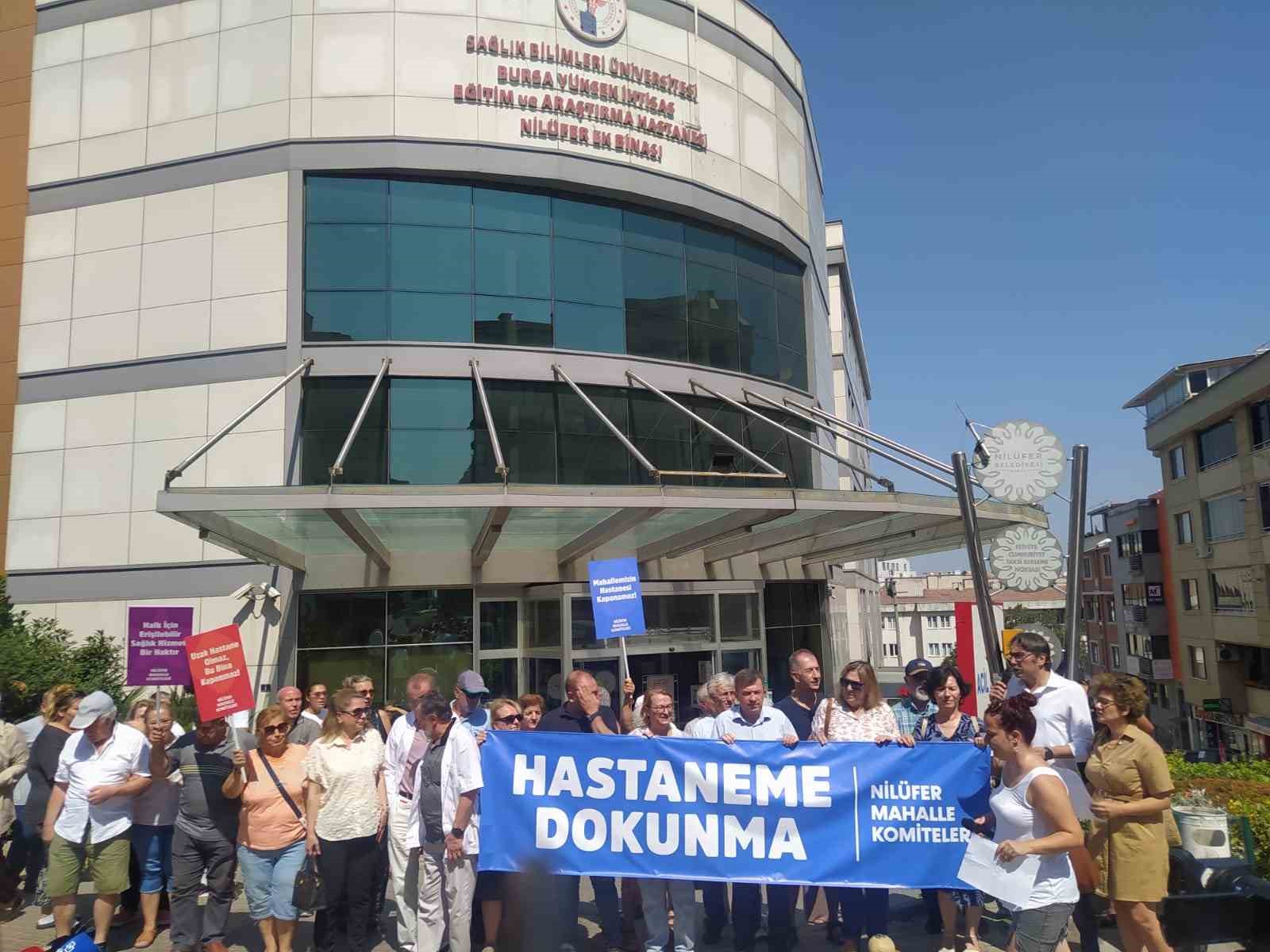 Nilüfer’de halk hastanelerine sahip çıkmak için toplandı
