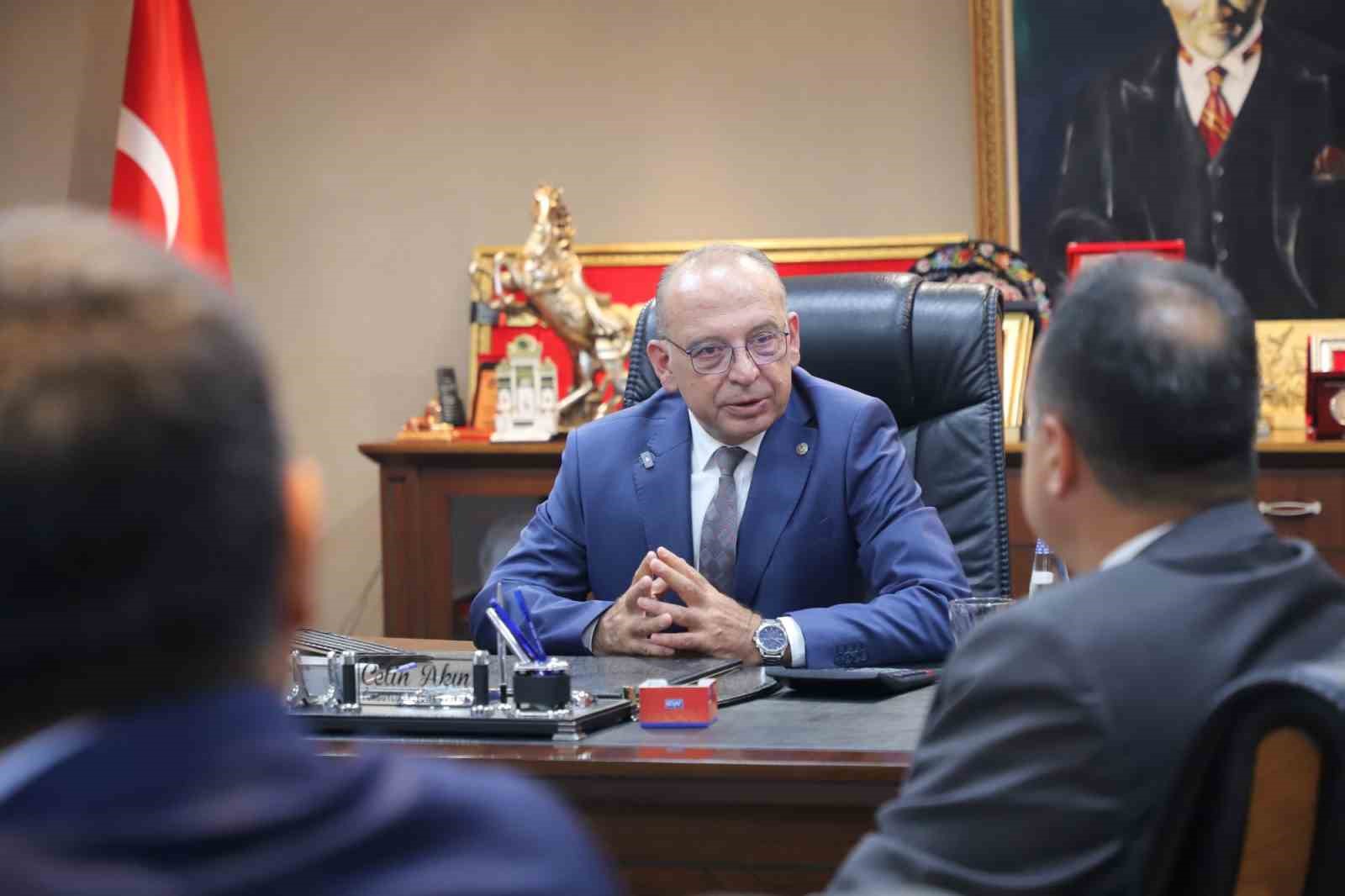 Başkan Akın ve Başkan Dutlulu’dan iş birliği vurgusu