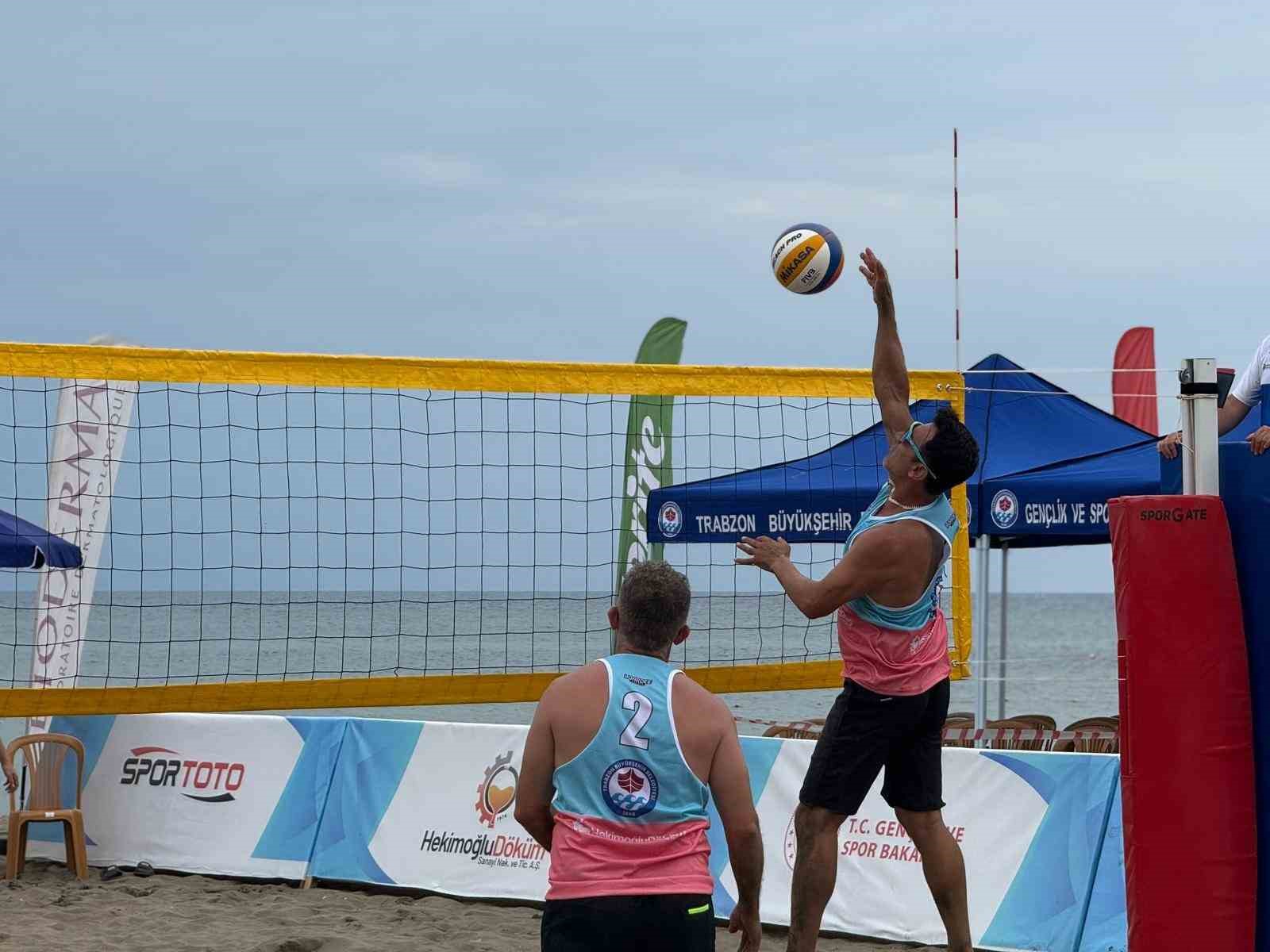 Trabzon’da Uluslararası Plaj Voleybolu heyecanı başladı
