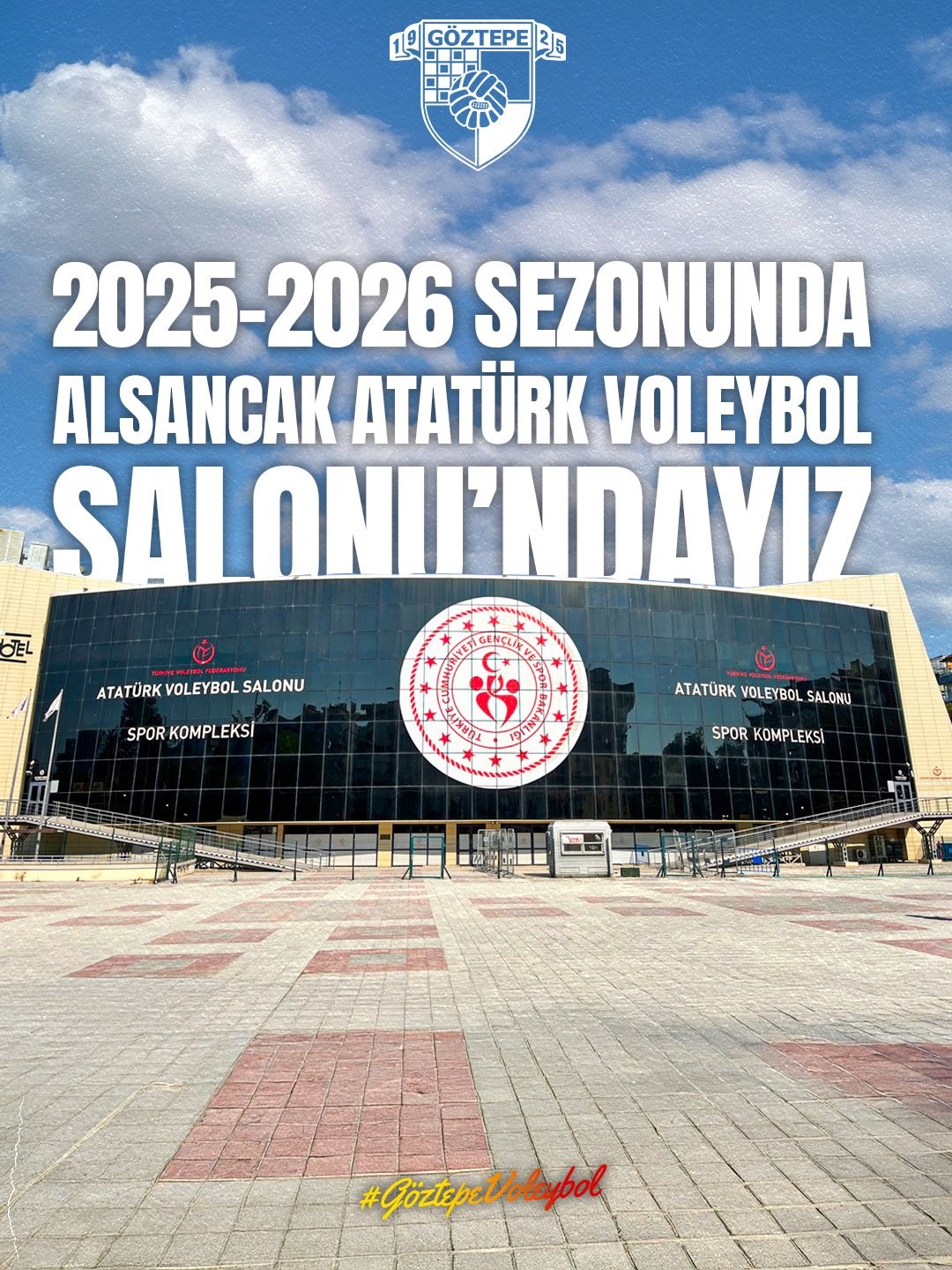 Göztepe Voleybol maçlarını Alsancak’ta oynayacak