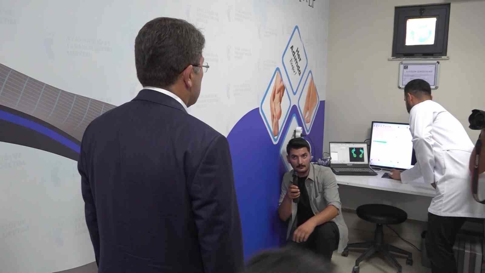 Bakan Tun&ccedil;, ayak sağlığı muayenesi oldu
