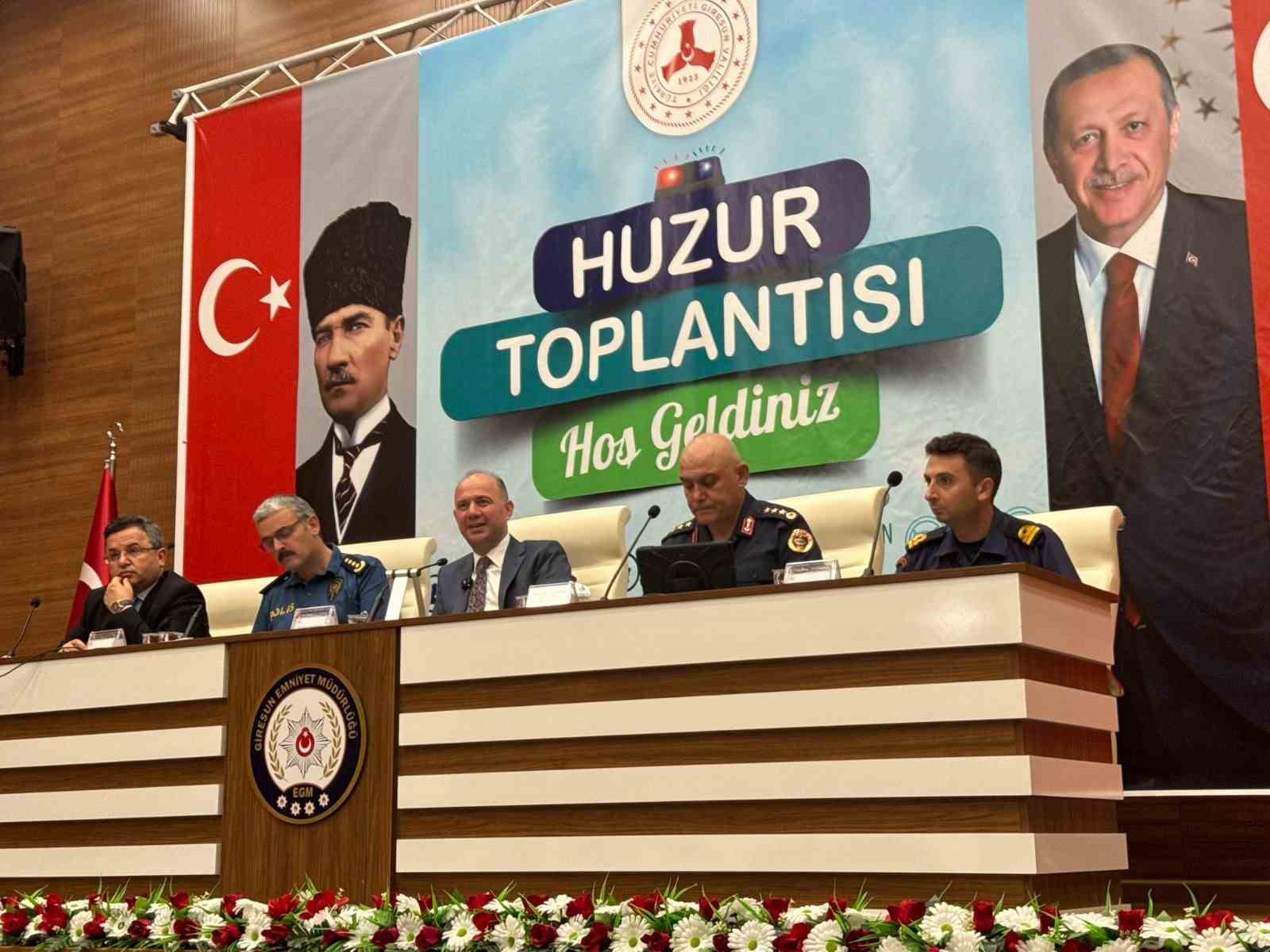 Giresun’da "huzur bilgilendirme" toplantısı
