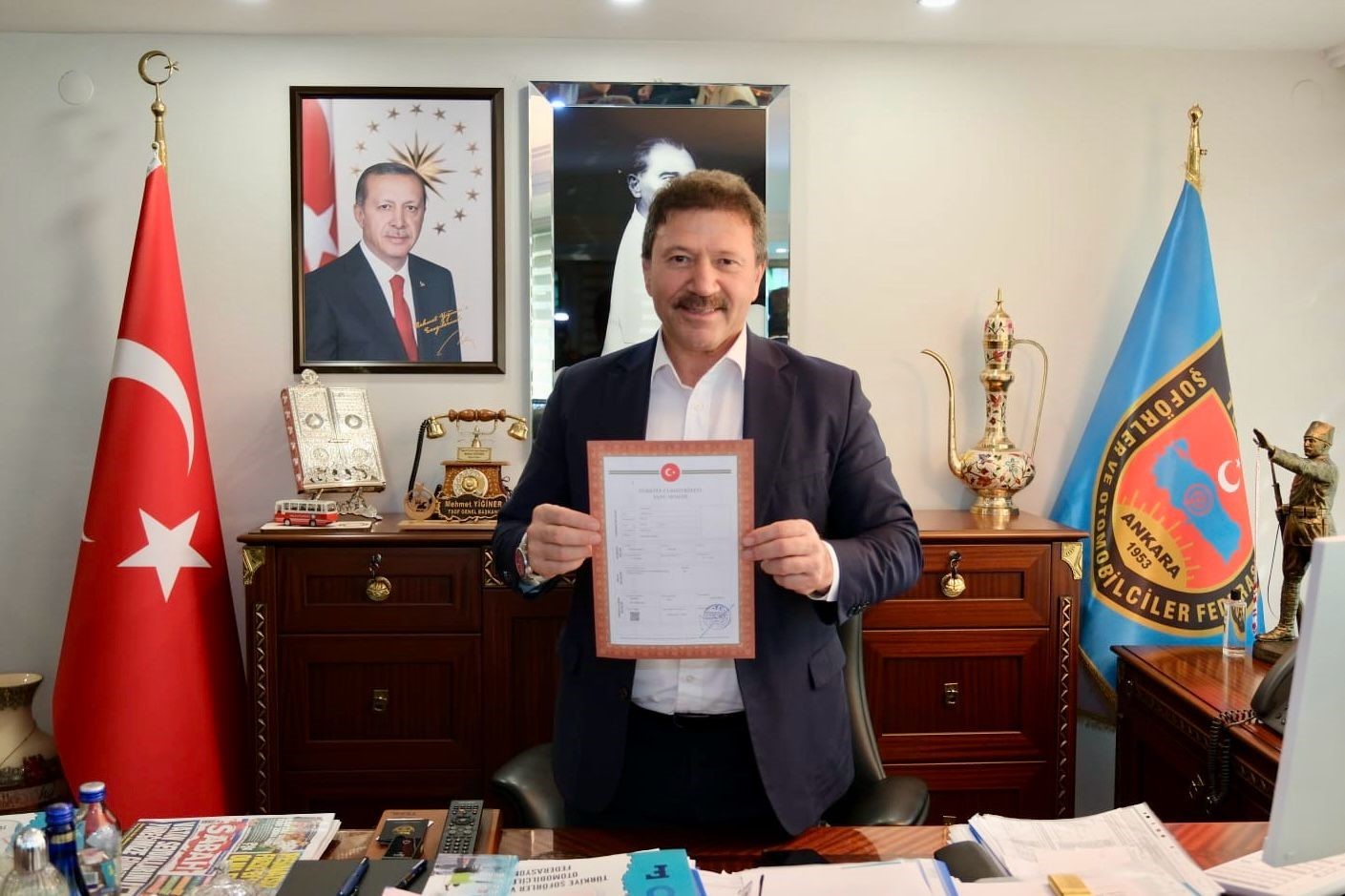 TŞOF, yeni hizmet binasının tapusunu aldı