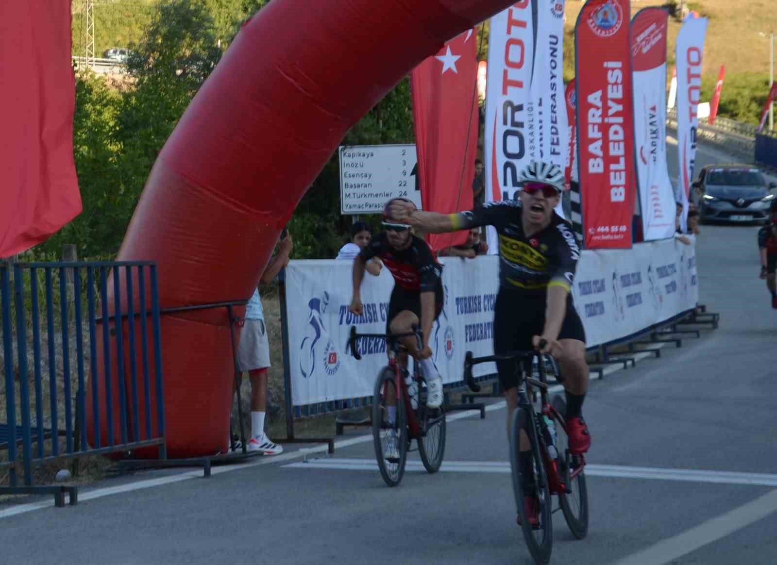 Bisiklet Türkiye Kupası 5. Etap Puanlı Yol Yarışı Bafra’da yapıldı