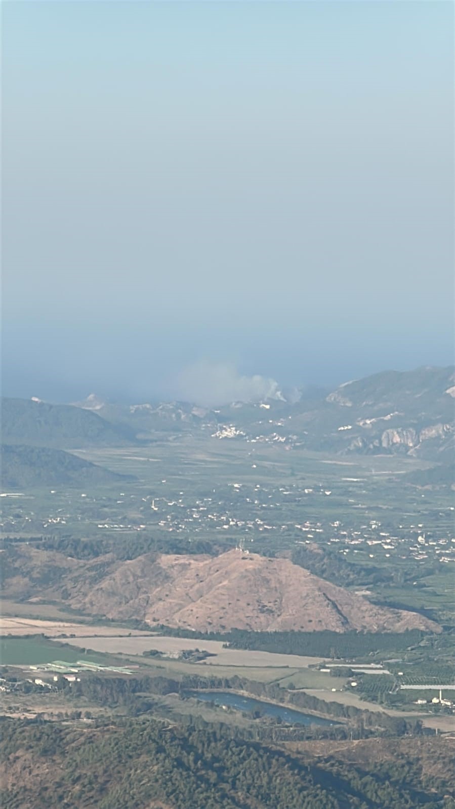 Muğla&rsquo;nın Ortaca İl&ccedil;esi Sarıgerme Mahallesi&rsquo;nde orman yangını
