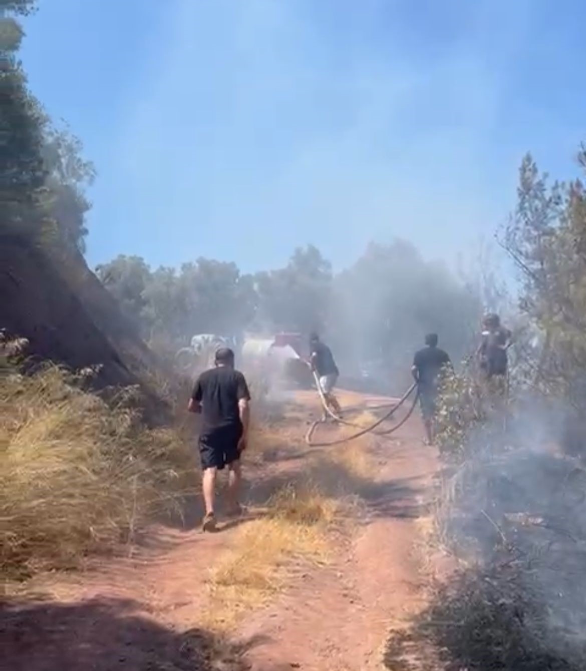 Bursa’da korkutan orman yangını.