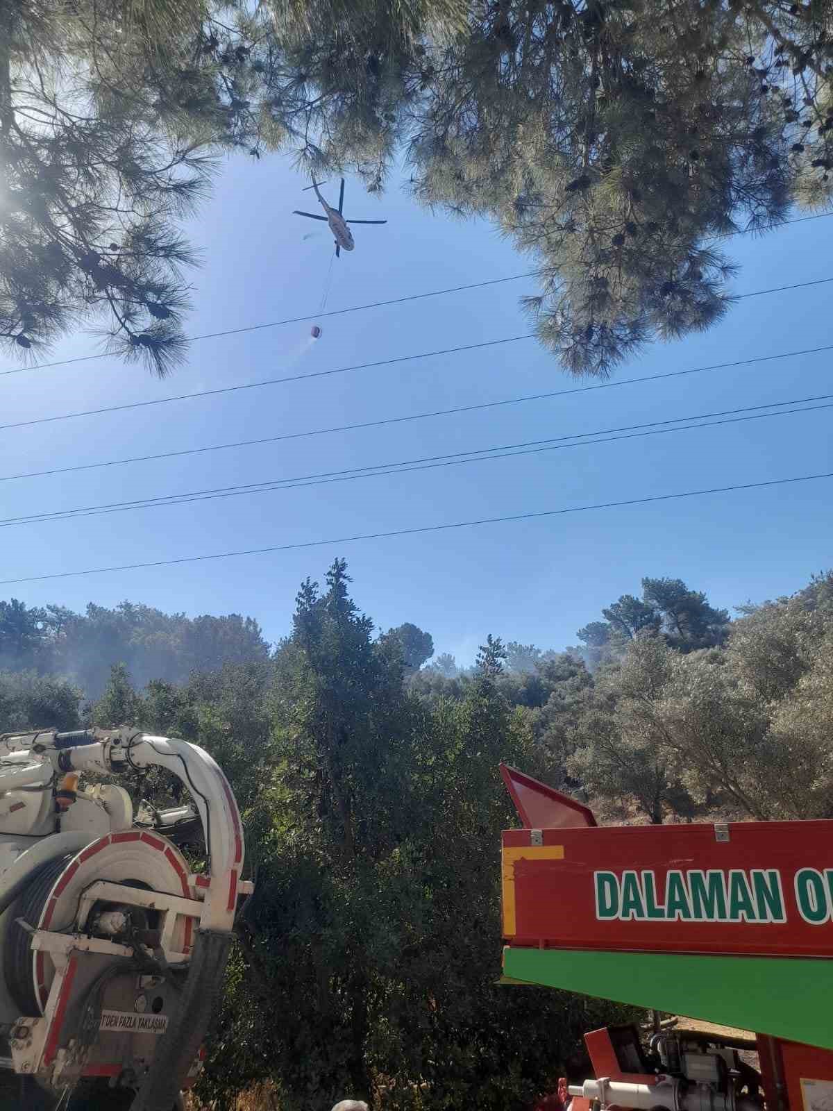 Ortaca Sarıgerme’deki orman yangını kontrol altına alındı