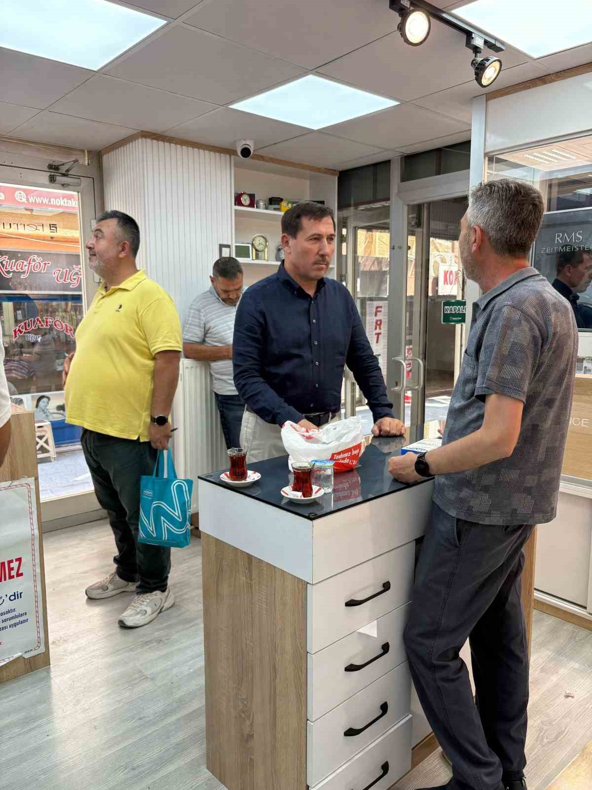 Başkan Kılca&rsquo;dan sağlık merkezi ve esnaf ziyareti
