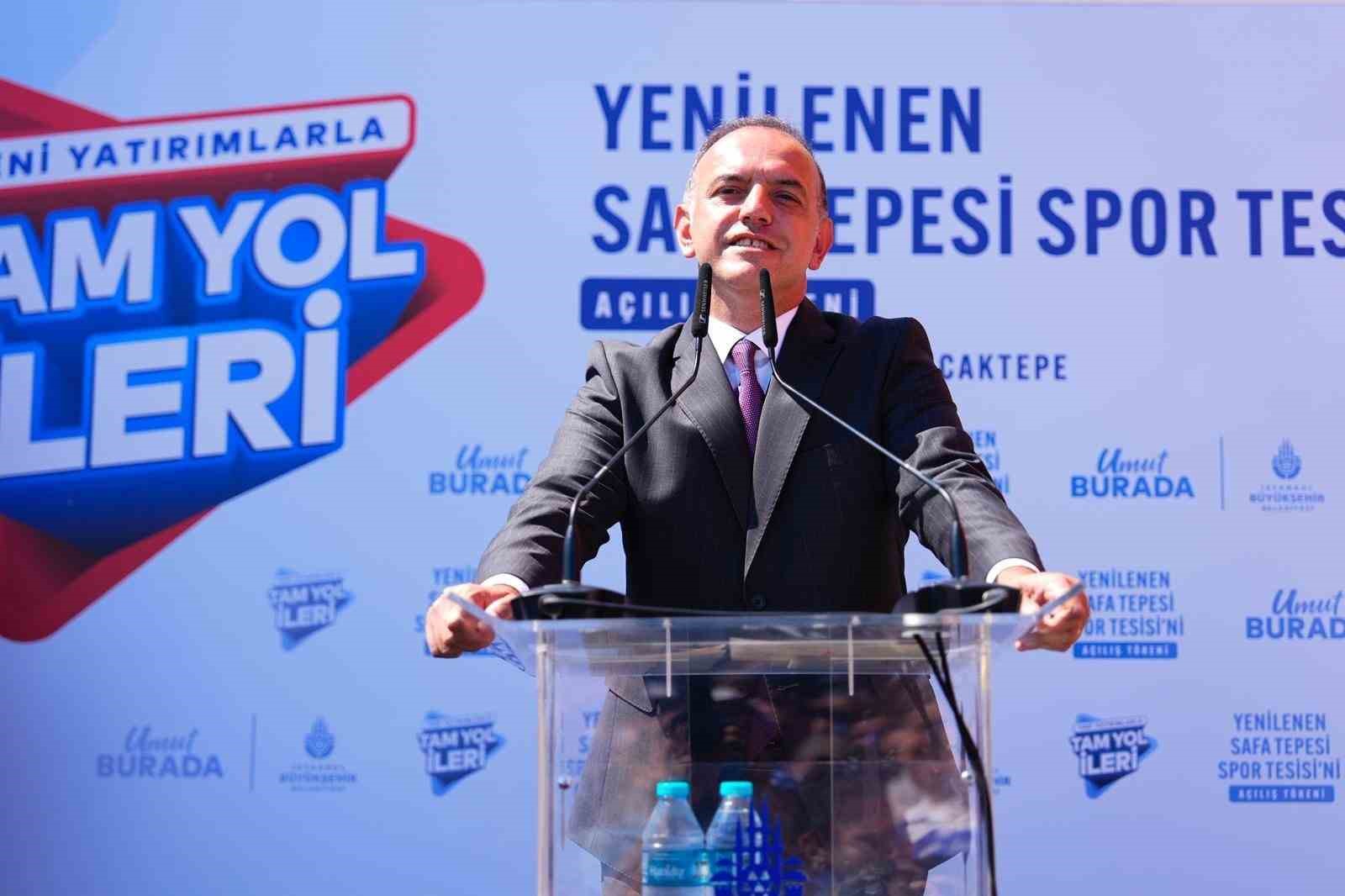 Sancaktepe&rsquo;de Safa Tepesi Spor Tesisi yenilenen y&uuml;z&uuml;yle hizmete a&ccedil;ıldı
