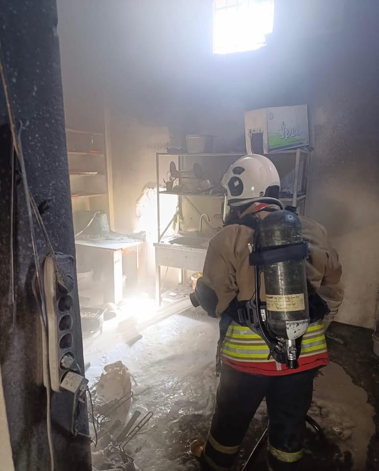 Antakya’da iş yeri yangını