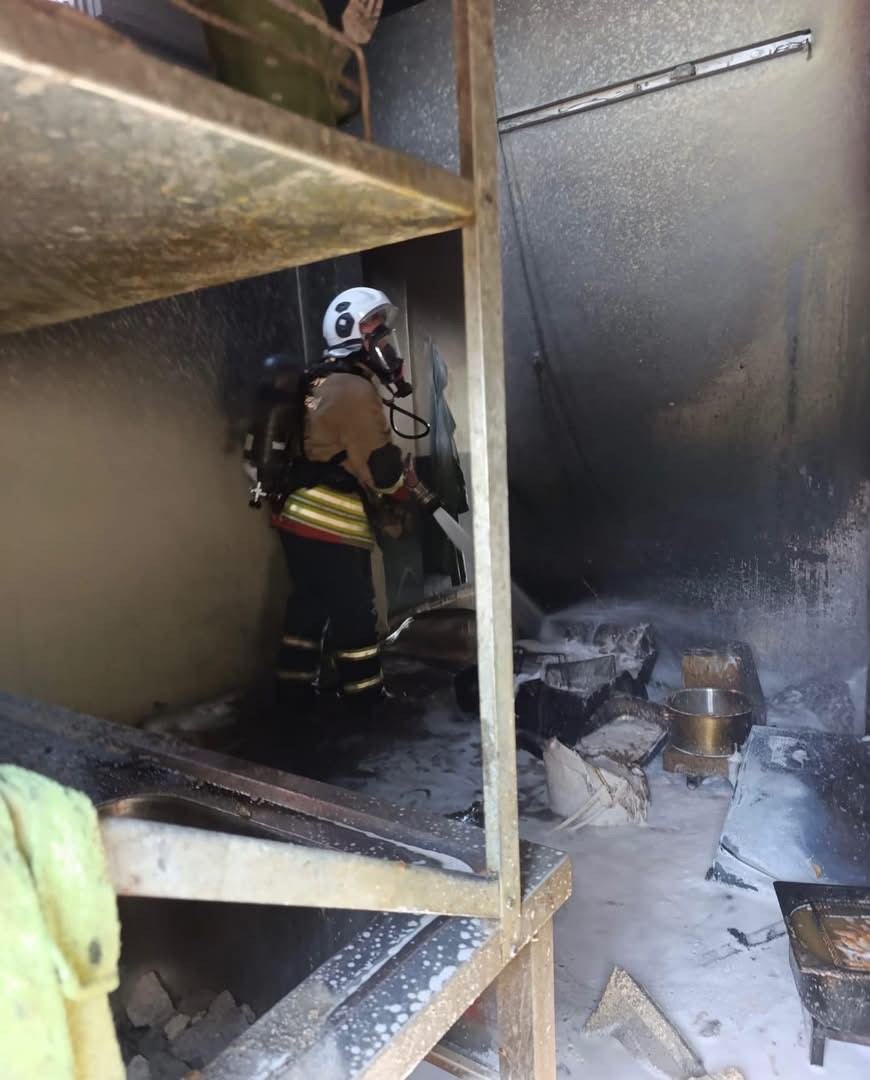 Antakya’da iş yeri yangını